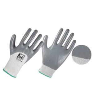 Guante Nylon / Fibra De Carbono Recubierto En Nitrilo Dip Ref 11916909 Marca Zubiola