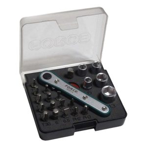Force 2222 Mini-Set 22 Cubos Y Accesorios Espigo 1/4 6-13 Mm