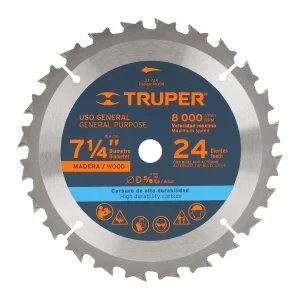 Disco Sierra 7 1/4" 24D Truper 18300