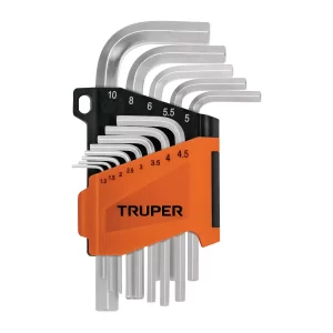 Juego De Llaves Allen Milimetricas Bristol 13 P 1,3 Mm - 10 Mm Ref 15542 Truper