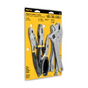 Juego De 4 Alicates Y Llave Expansiva Ref 22971 Pretul