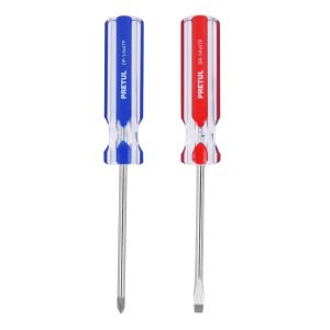 Juego De Destornilladores Pala Y Estrella 1/4" X 4" Jgo De 2 Pzs Ref 20210 Pretul