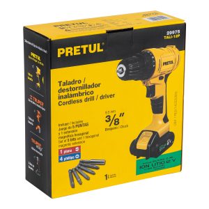 Taladro Inalambrico 12 V Bateria Ion Litio Ref. 29975 Pretul