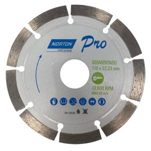 Disco Diamantado De Corte Segmentado 4 45323 Marca Norton