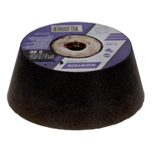 Piedra Copa 4" X 5/8" Grano 24 Norton