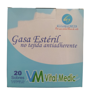 Gasa Esteril Caja X 20 Sobres De 5Und C/U